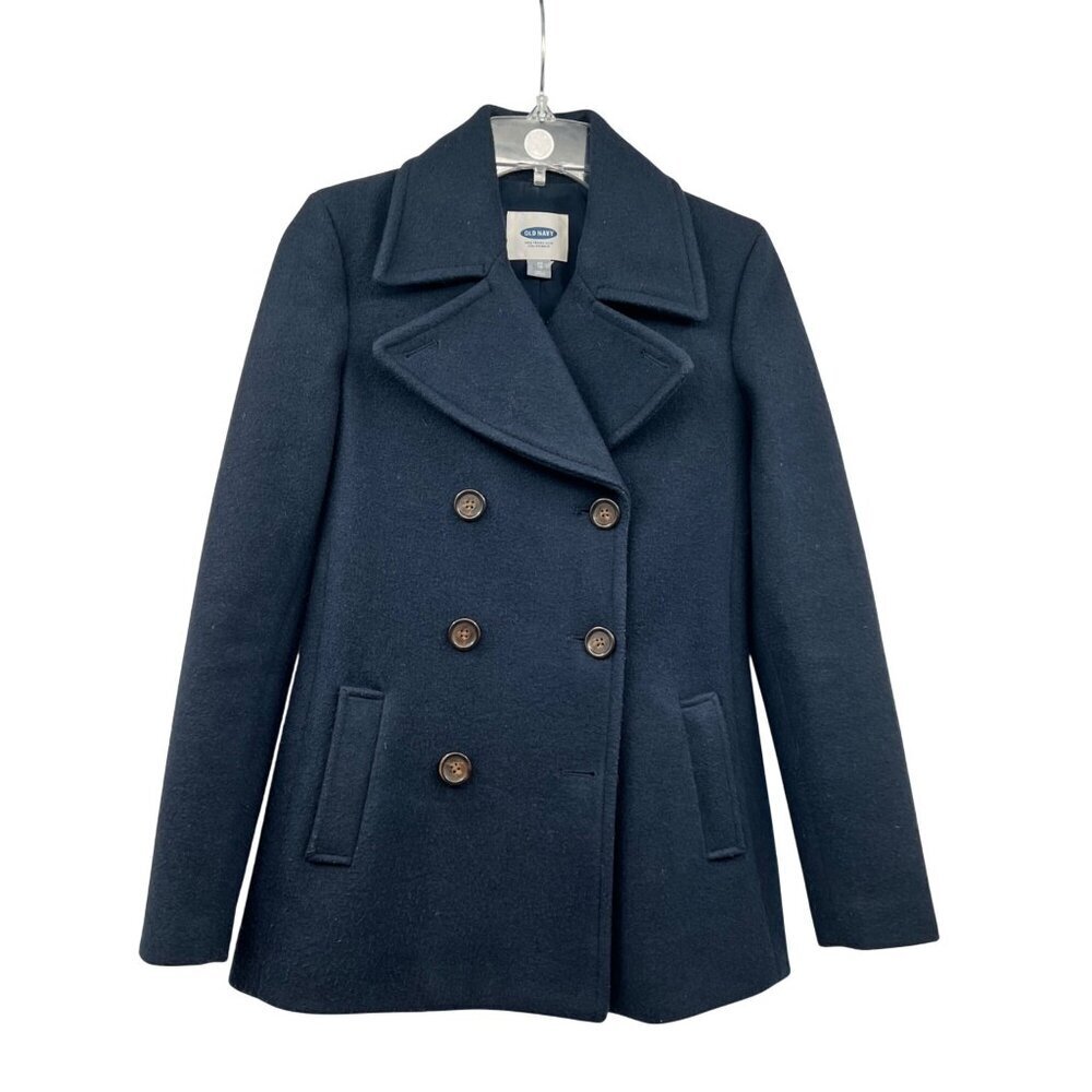 Old Navy Womens Pea Coat Double Breasted Navy Size XS